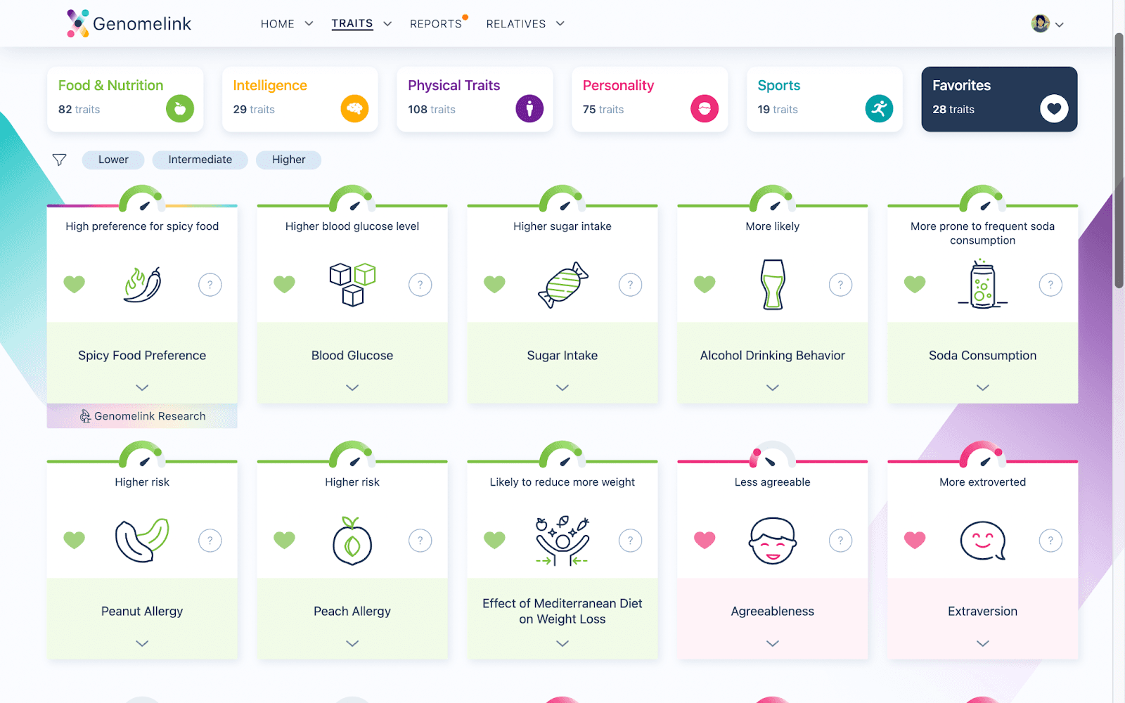 DNA data upload workflow showing supported file formats