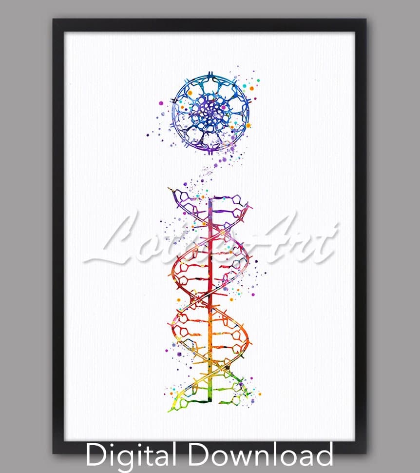 DNA health analysis illustration
